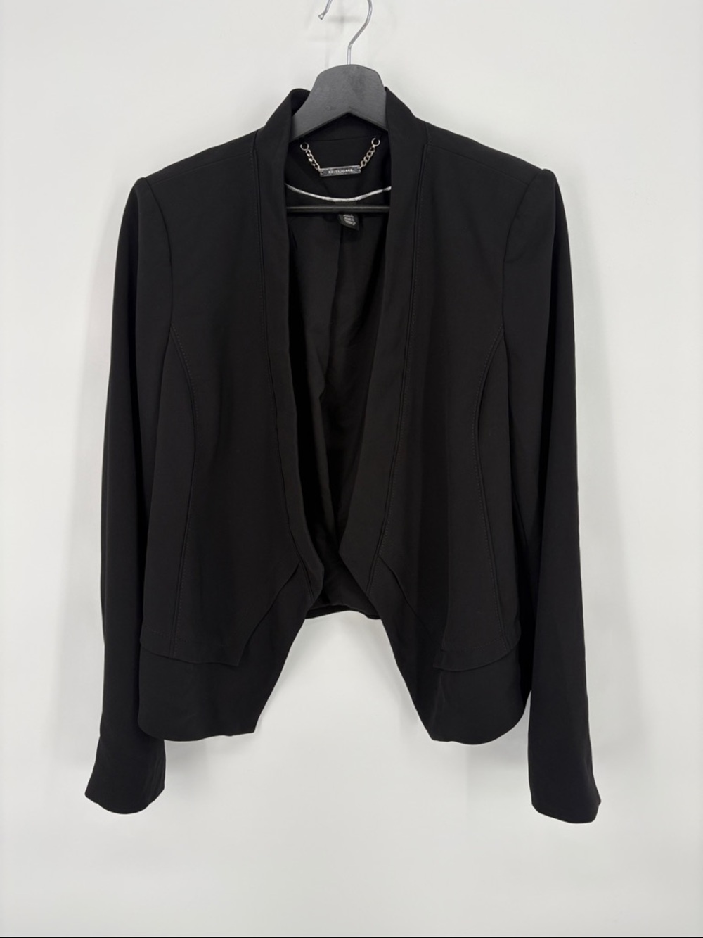 👛 White House Black Market Black Open-Front Tailored Blazer